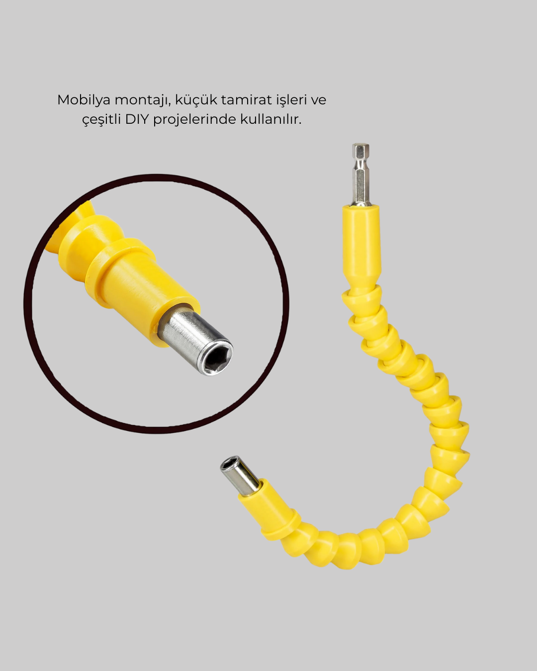 12 Parça Akrobat Vidalama Uç Seti Esnek Dar Alan Kullanım