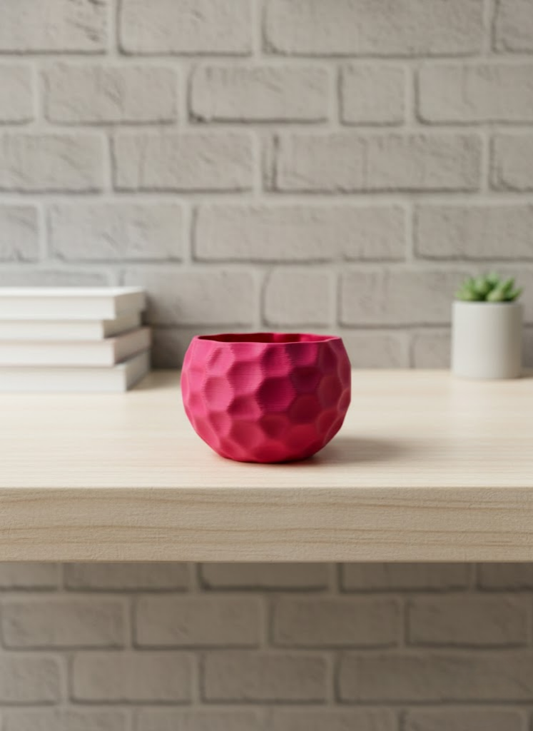 Mini Mor Dekoratif Saksı 5 cm Modern Masaüstü Bitki Saksısı