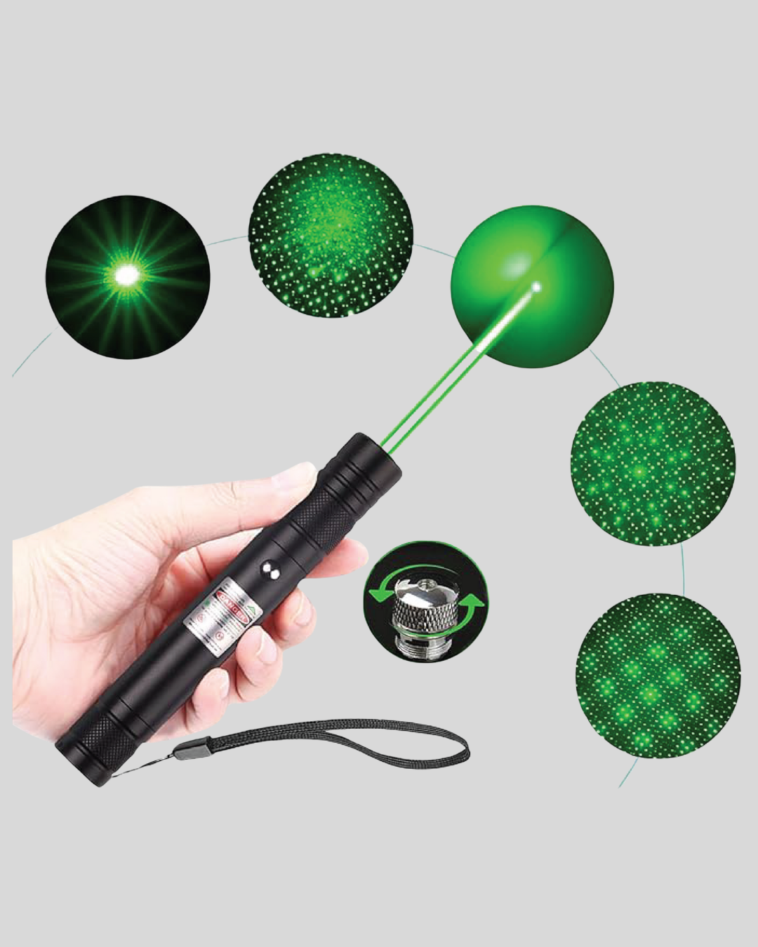 Avcılık ve Doğa Sporları İçin Güçlü Yeşil Lazer Pointer