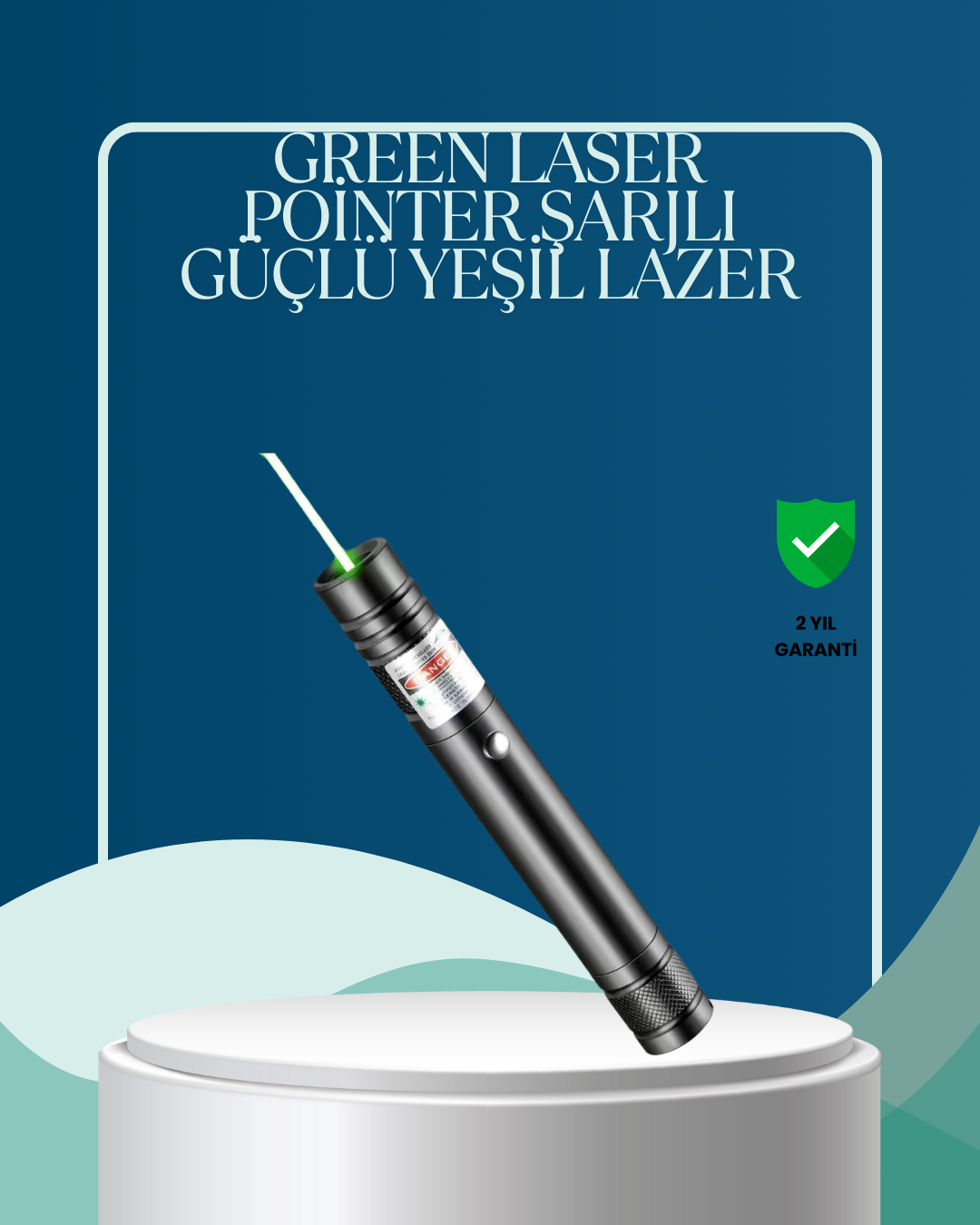 Profesyonel Kullanım İçin 5000mW Yeşil Lazer İşaretleyici