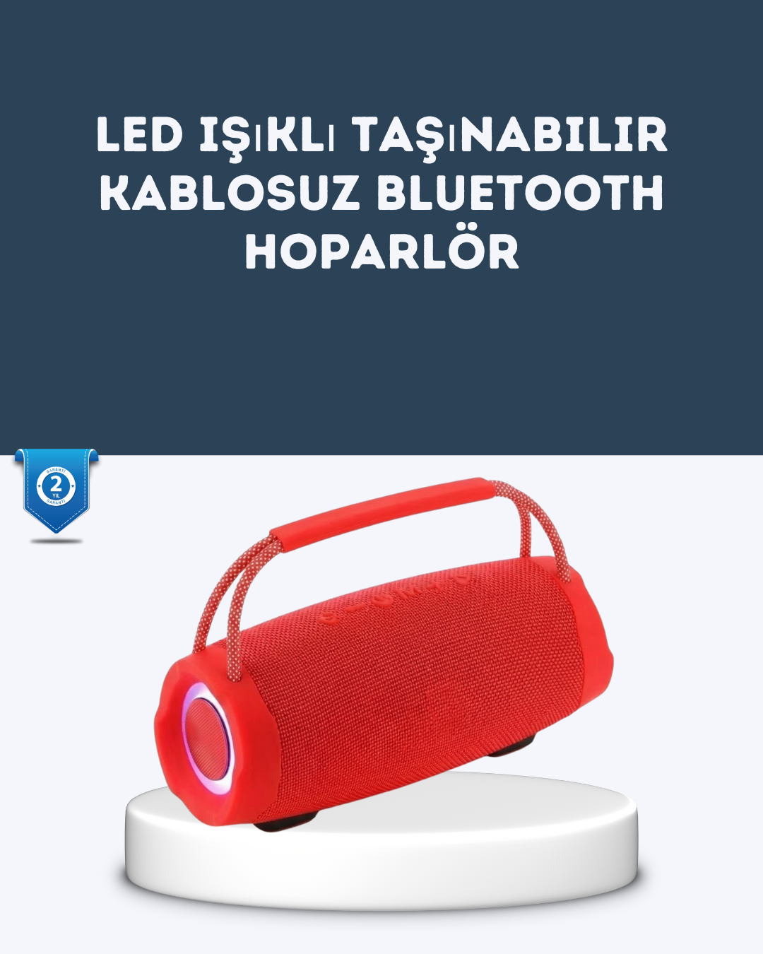 TF Kart ve AUX Destekli IPX6 Suya Dayanıklı Bluetooth Hoparlör