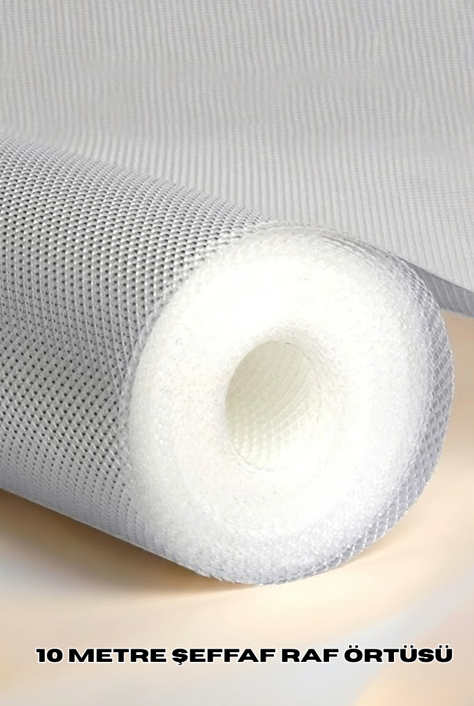 10 Metre Toz Korumalı Kaydırmaz Şeffaf Çekmece Organizeri