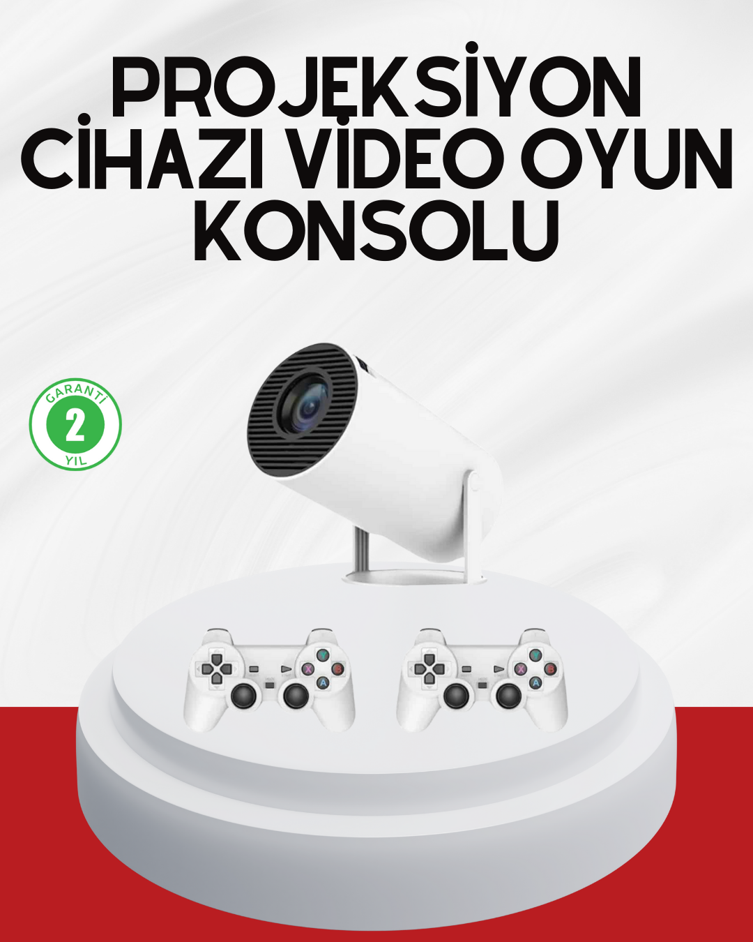 3D Oyun Destekli Kablosuz Ev Sinema Projeksiyon Cihazı