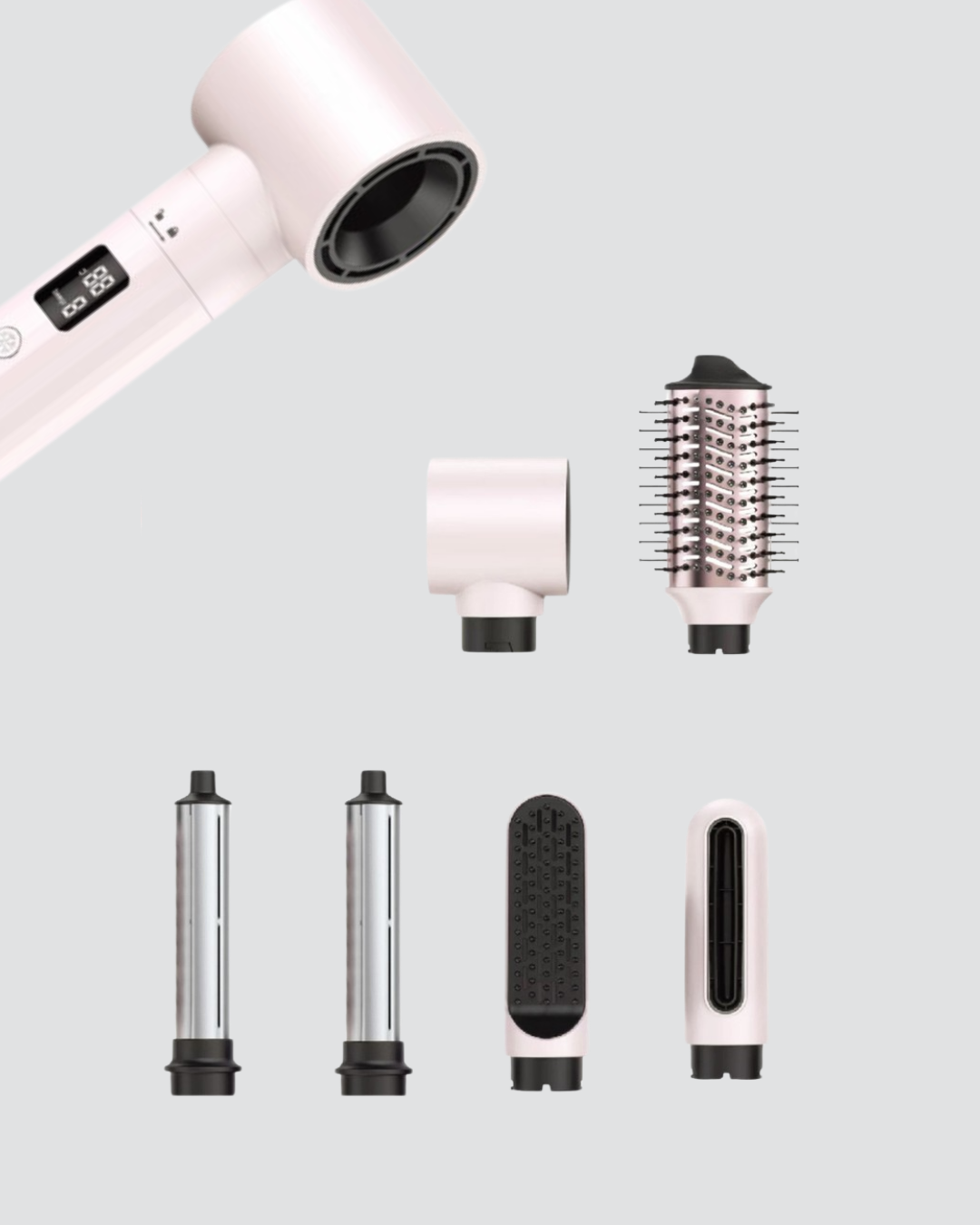 Negatif İyon Teknolojili 6-in-1 Profesyonel Saç Şekillendirici