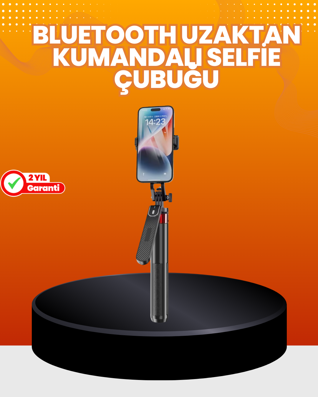 Ayarlanabilir Telefon Tripodu Selfie Stick Çok Açılı Çekim
