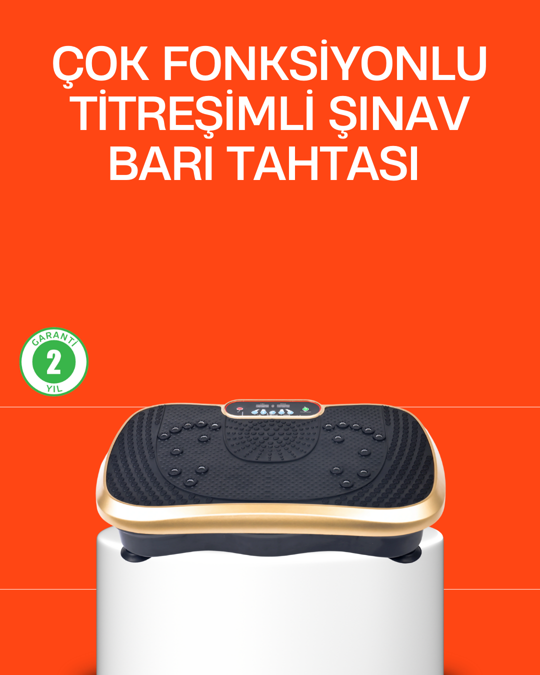 Vücut Şekillendirmeye Yardımcı Titreşimli Spor Platformu