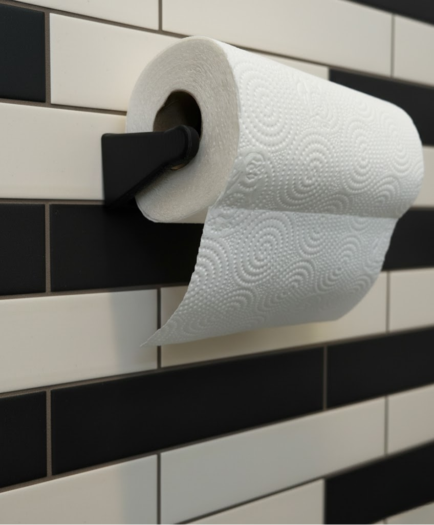 Pratik Kağıt Havlu Tutucu Duvar Tipi Peçete Askısı