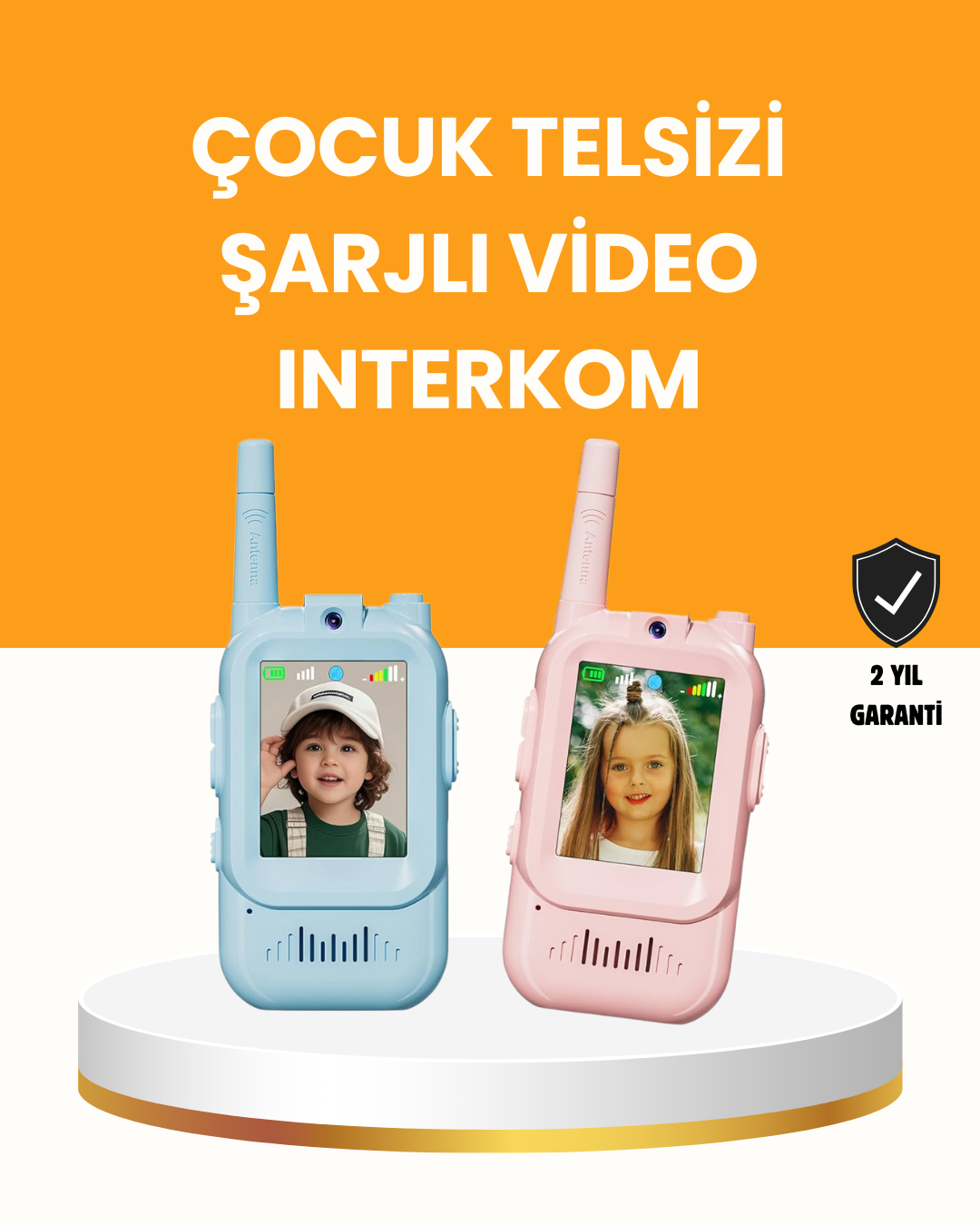 Uzun Menzilli Video Walkie Talkie Eğitici ve Eğlenceli Oyuncak
