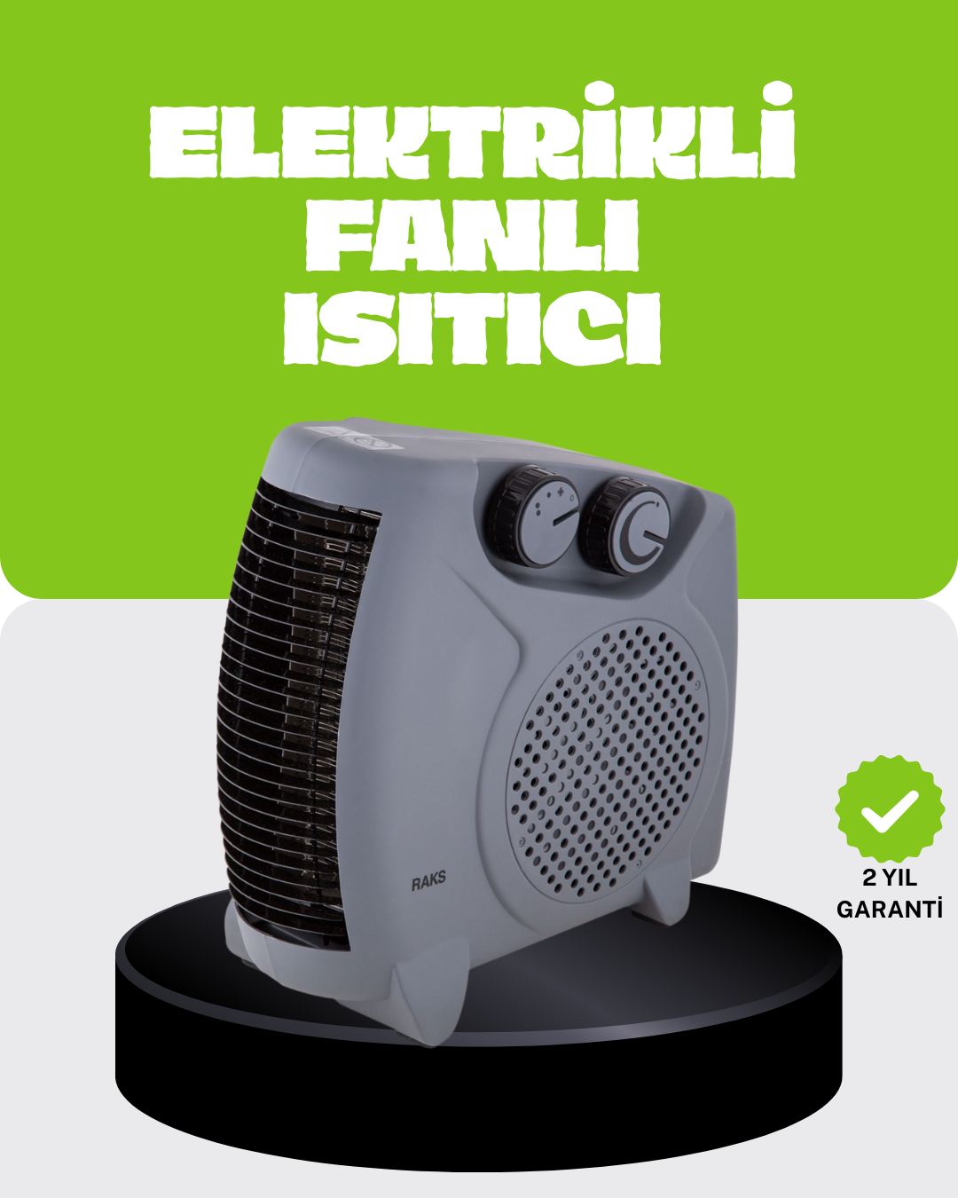 Güvenli Elektrikli Fanlı Isıtıcı Termostatlı Hızlı Isıt...