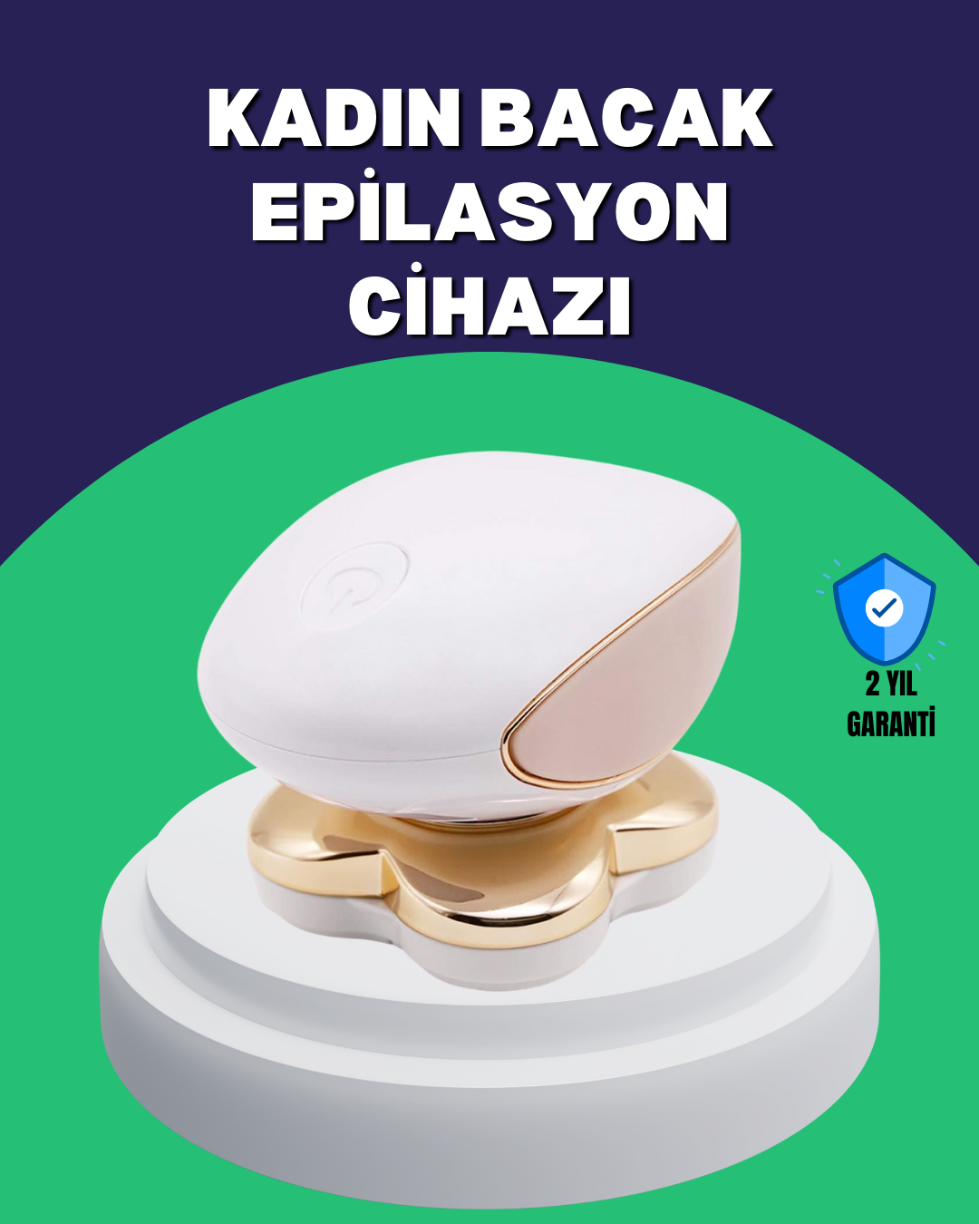 Dört Kesici Başlıklı Vücut Tıraş Cihazı Ağrısız Kullanım