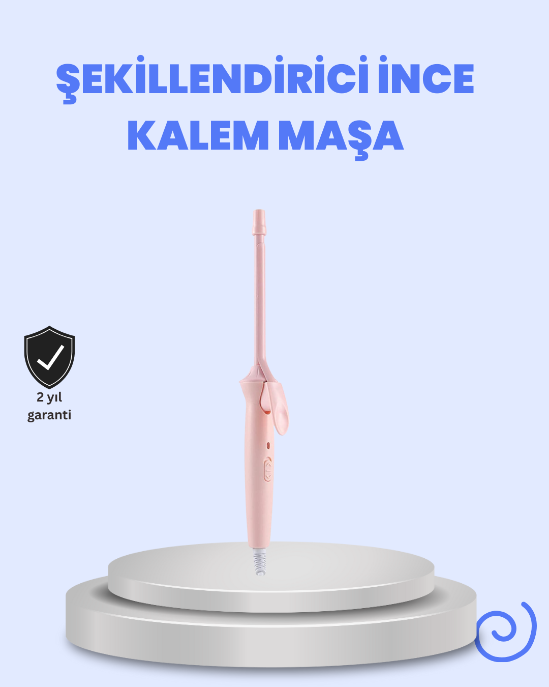 Seramik Kaplamalı İnce Saç Maşası 130°C Sabit Isı