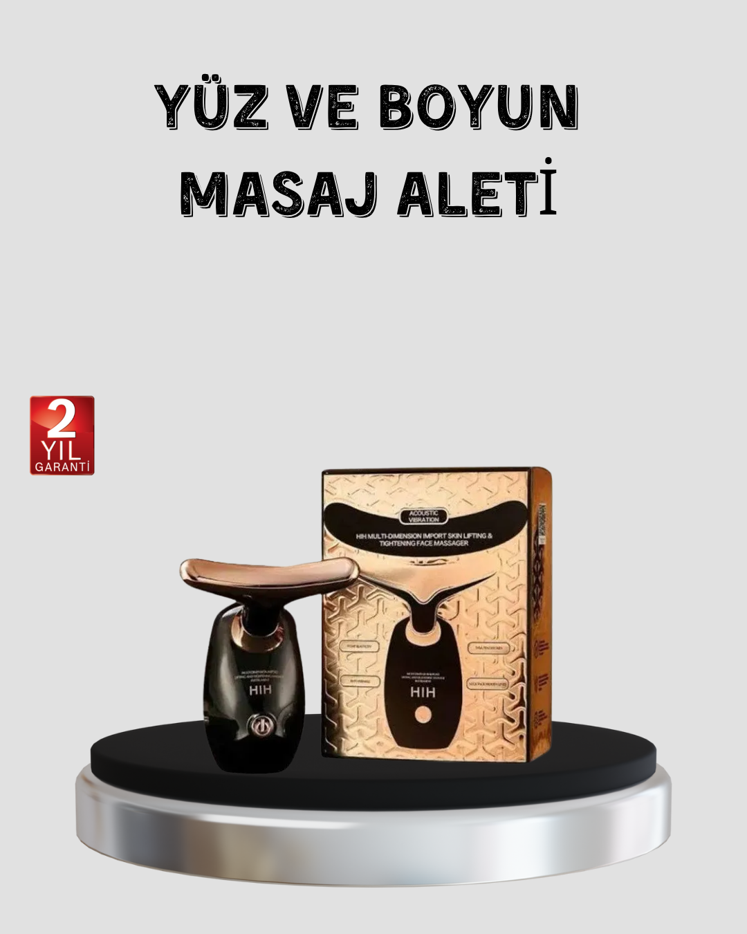 Titreşimli Cilt Gençleştirme Cihazı Yüz ve Boyun Sıkıla...