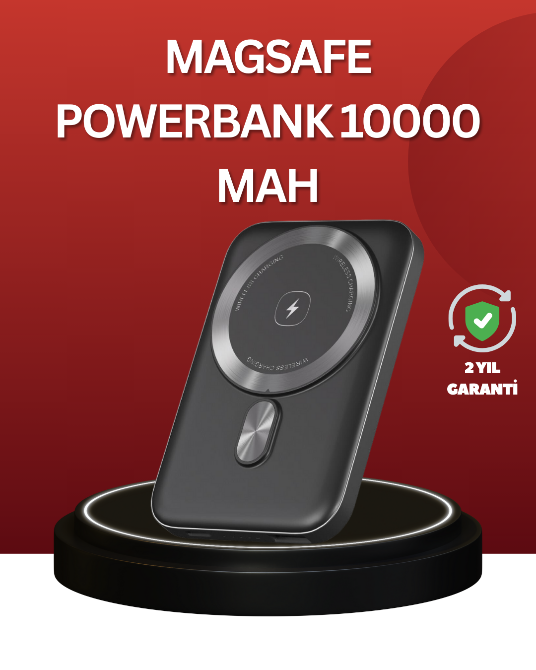 Kablosuz ve Kablolu Kullanım Sunan Taşınabilir Powerban...