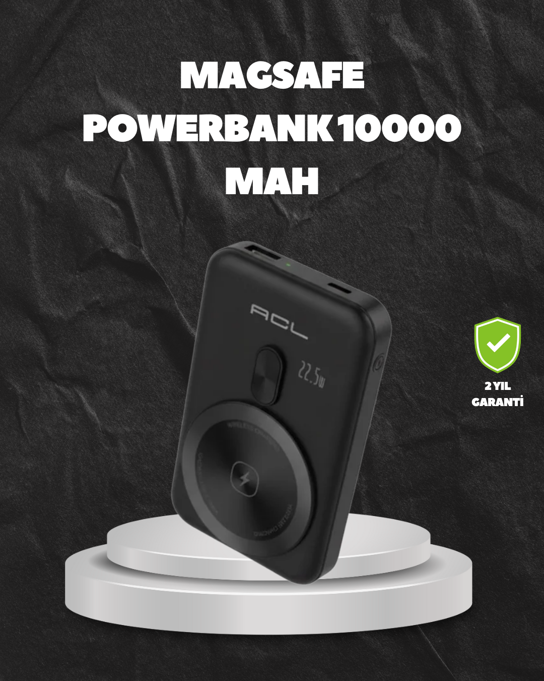 MagSafe Uyumlu Kablosuz Powerbank Taşınabilir Hızlı Şar...