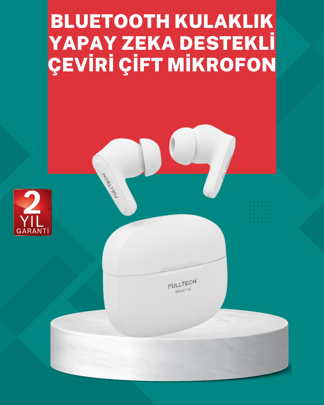 Yabancı Diller İçin Anında Çeviri Yapan Bluetooth Kulak...