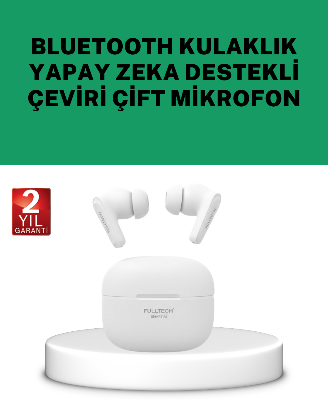 Gerçek Zamanlı Çeviri Özellikli Kablosuz Kulaklık Profe...