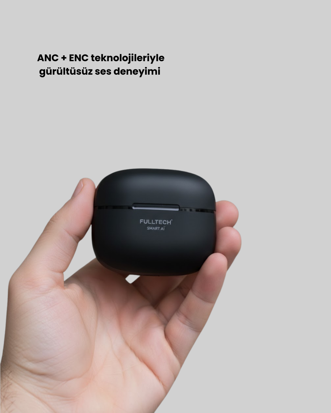 Çift Mikrofonlu Kablosuz Kulaklık ANC ENC ve Oyun Modlu