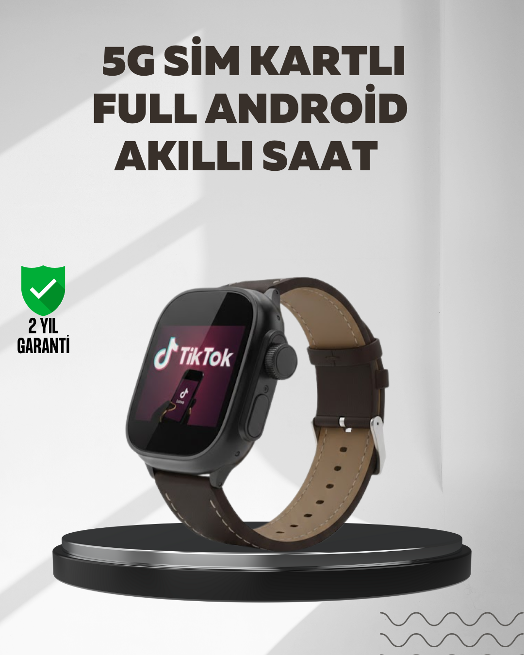 SIM Kartlı Akıllı Saat GPS WiFi Bluetoot