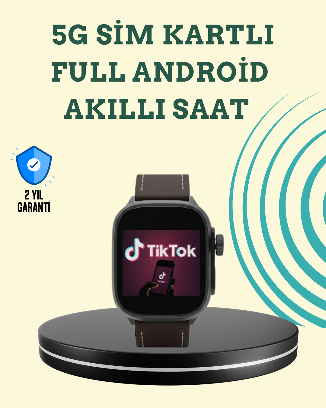 AMOLED Ekranlı Akıllı Saat WhatsApp TikT