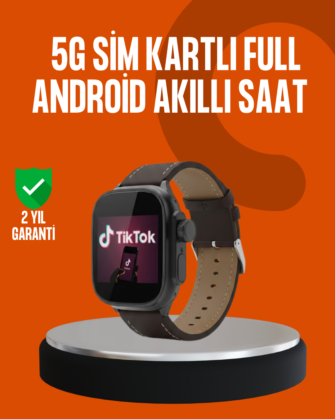 SIM Kartlı Akıllı Saat AMOLED Ekran Andr