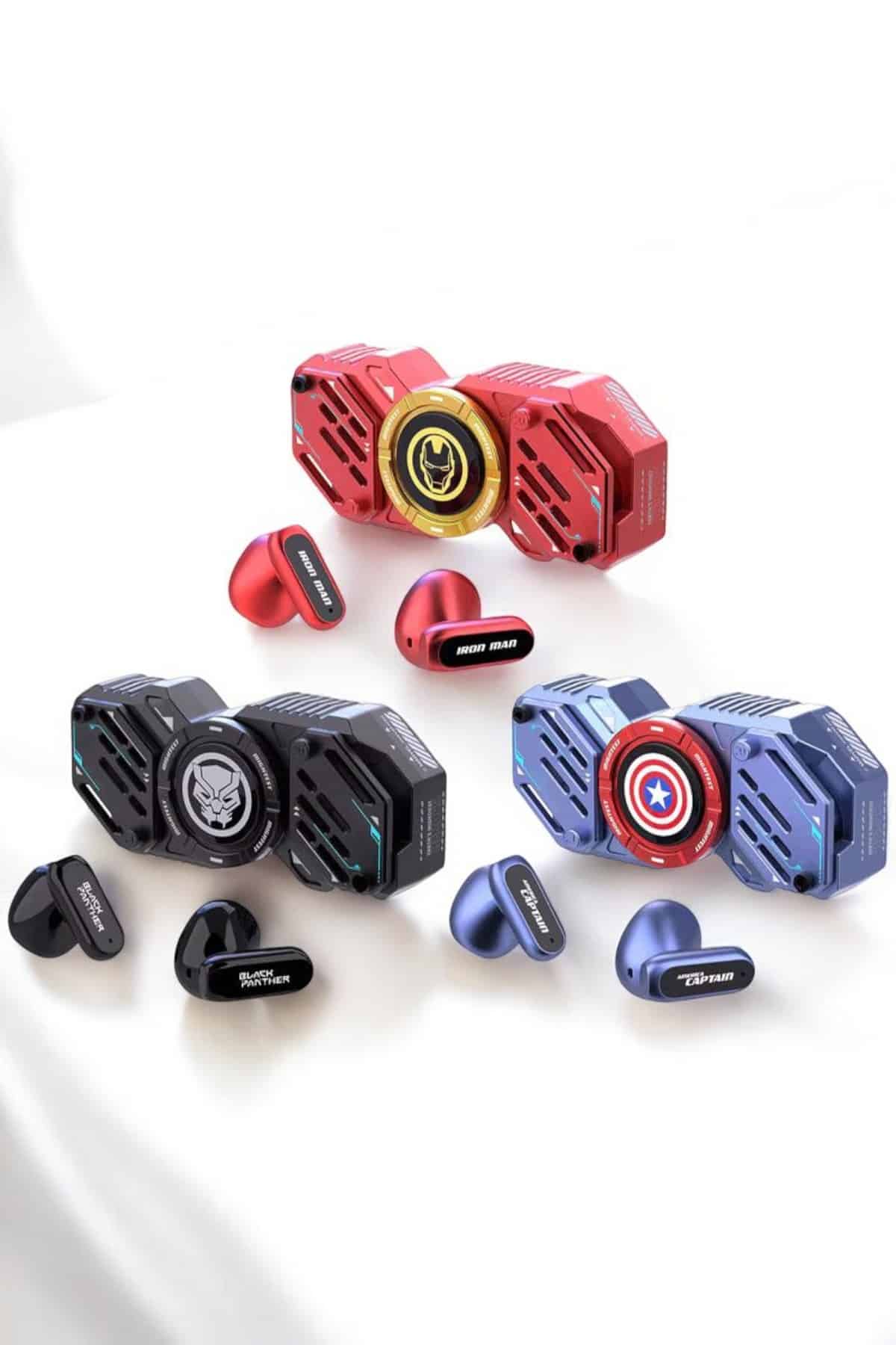 Kırmızı Kablosuz Bluetooth Kulaklık Stres Çarklı Oyuncu...