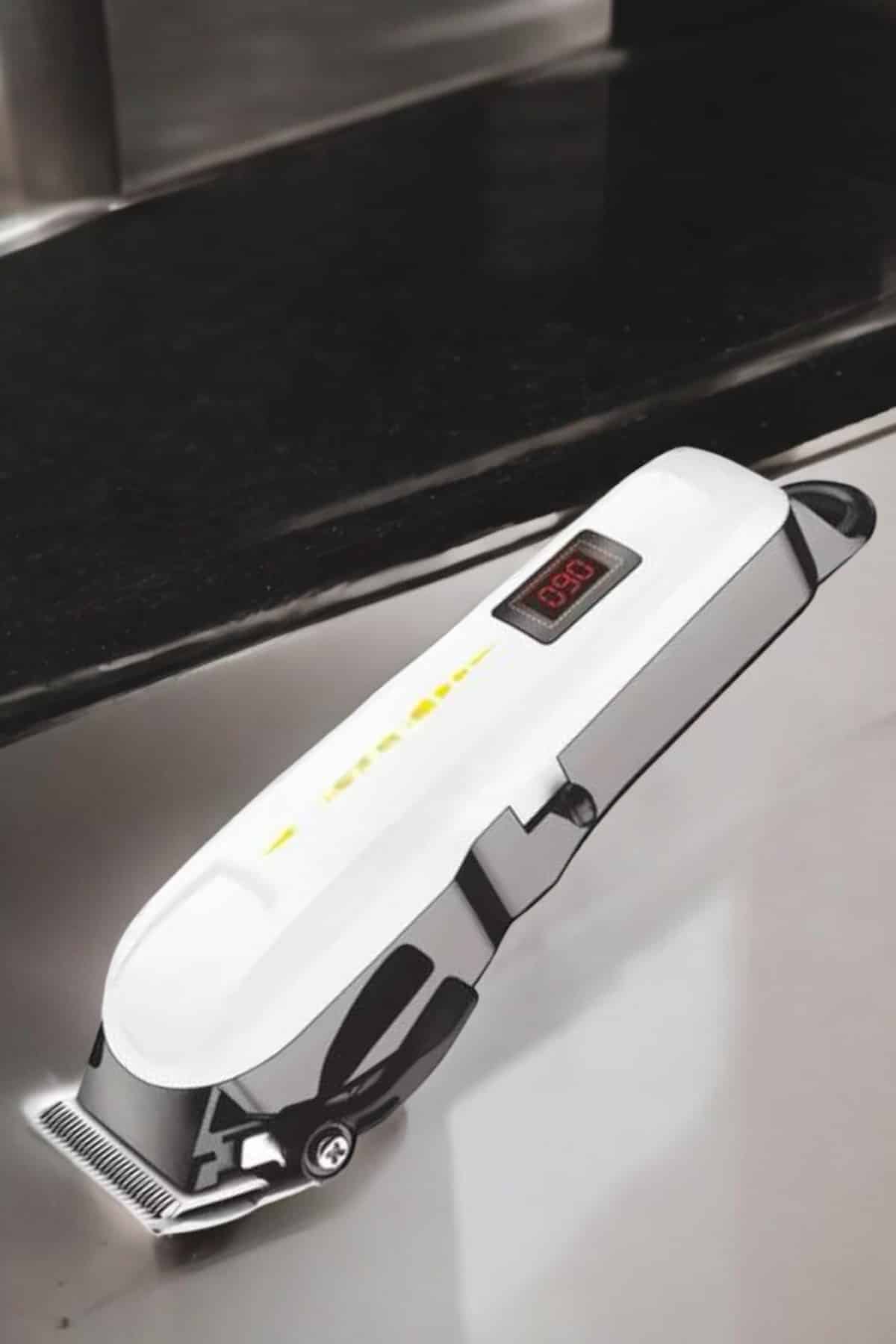 Tıraş Makinesi Profesyonel Saç Ve Sakal Kesme Milim Ayarlı Dijital Göstergeli