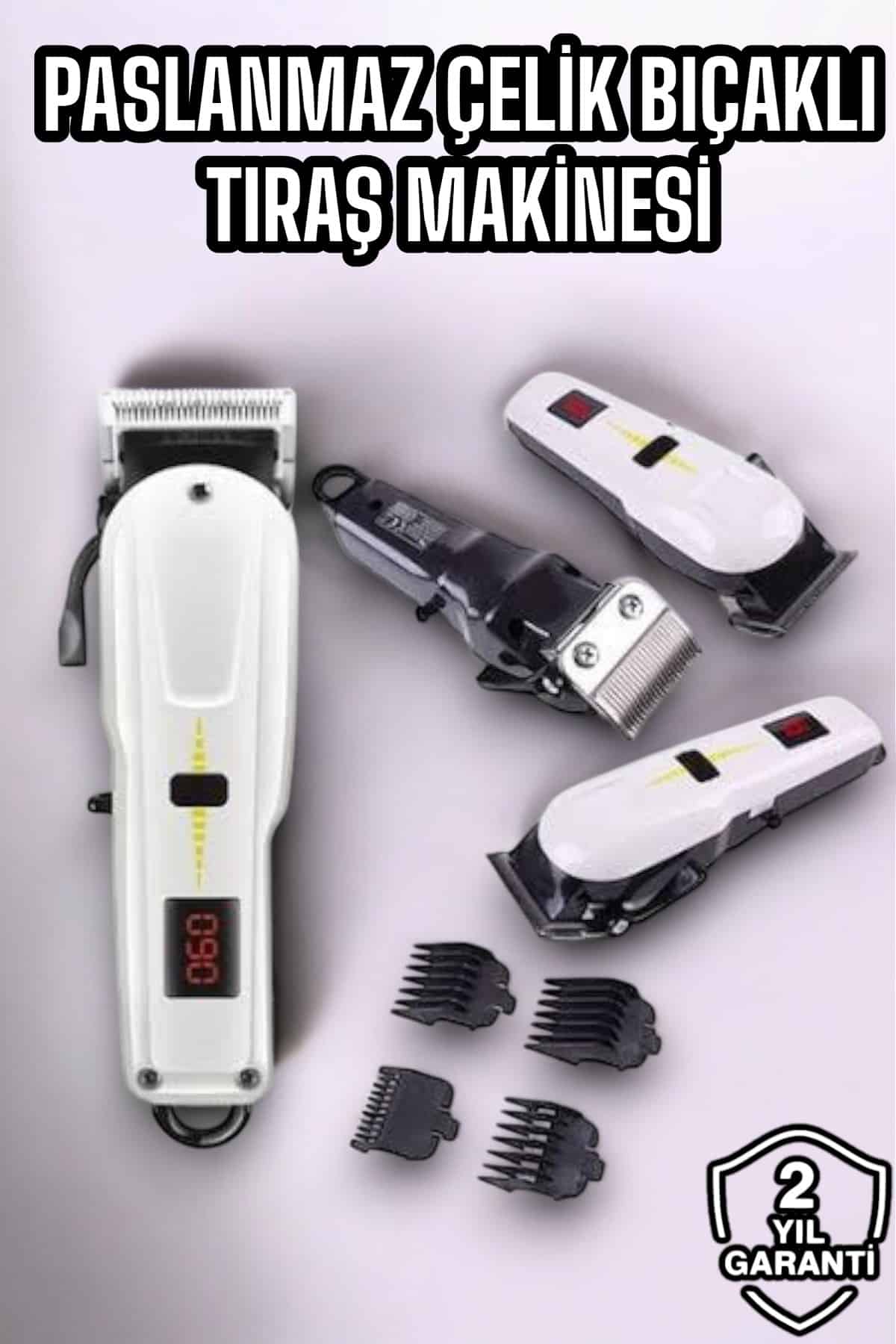 Yeni Nesil Tıraş Makinesi Uzun Şarjlı Paslanmaz Çelik B...