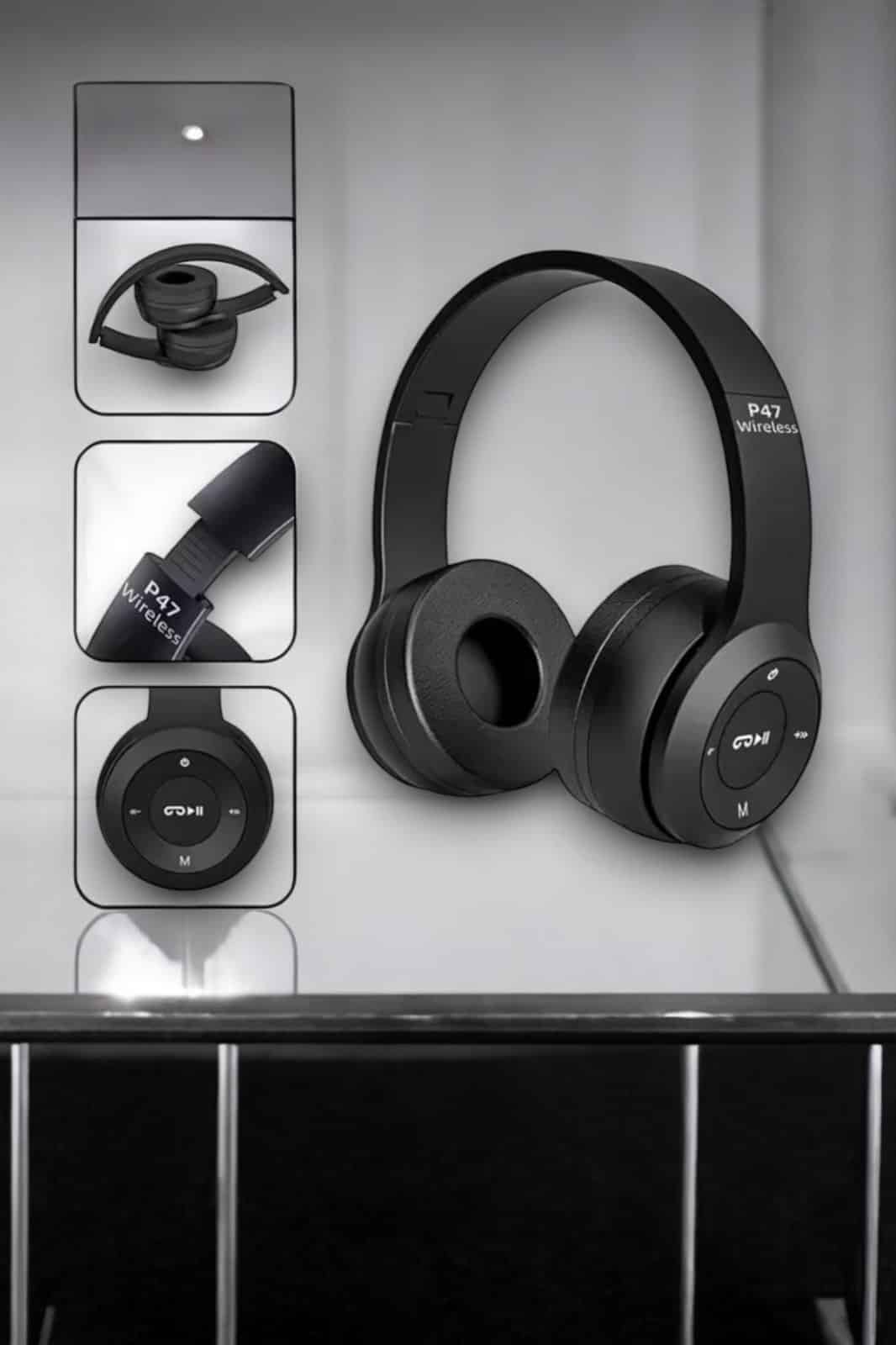 Kulak Üstü TF Kart ve AUX Destekli Ergonomik Bluetooth Kulaklık