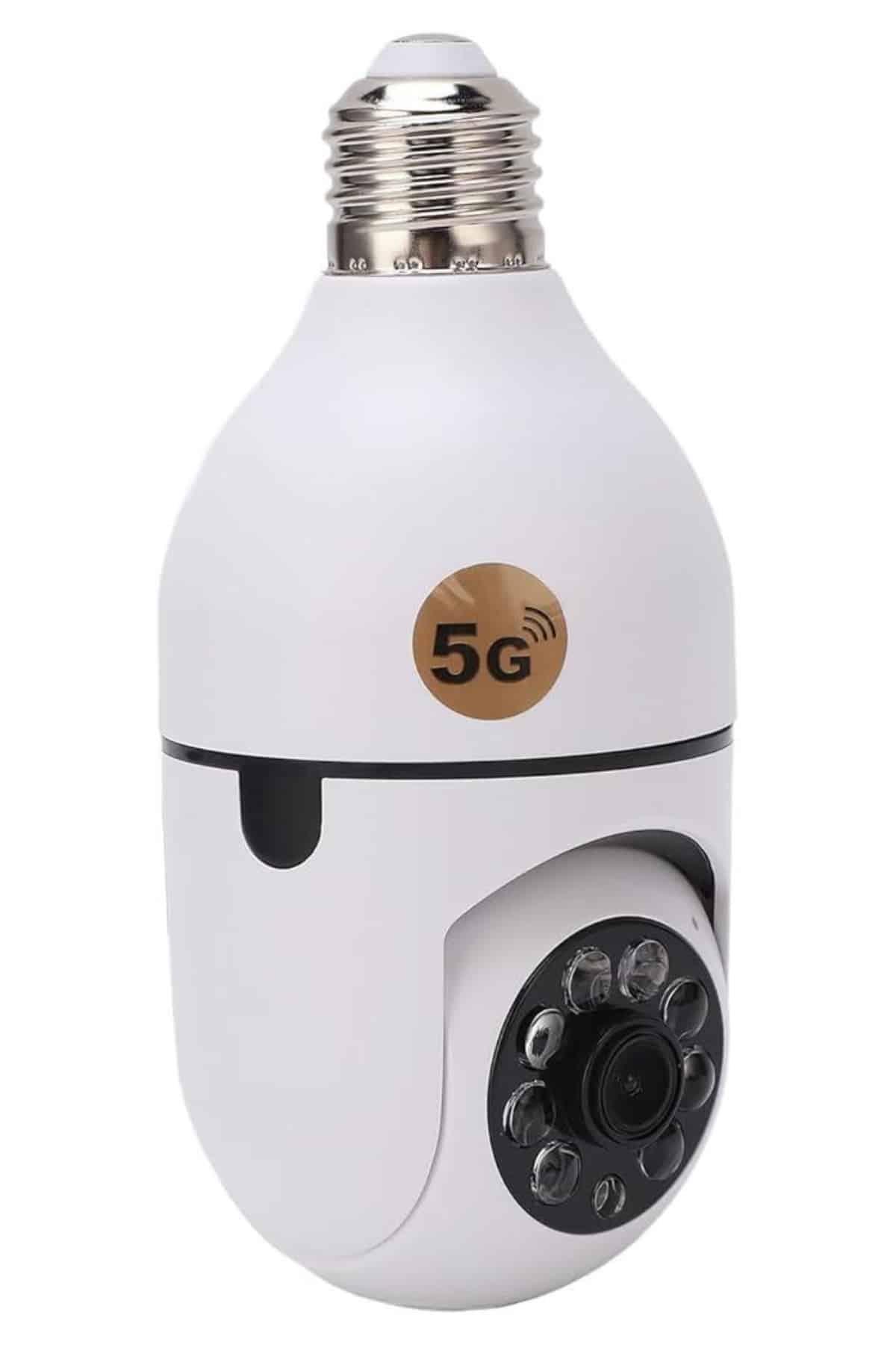 Ev Kamerası Wifi Kamerası Gece Görüşlü Akıllı Ampül Kamera