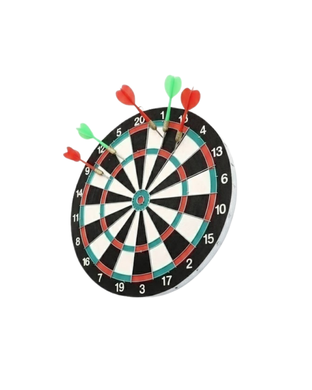 Ev ve Ofis İçin 17 İnç Dart Tahtası Seti 4 Adet Dart Oku Dahil