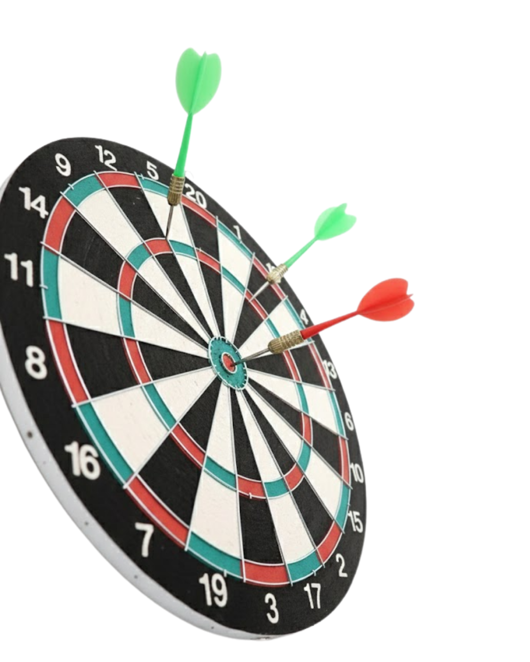 17 İnç Profesyonel Dart Tahtası Dayanıklı Yapı ve 4 Metal Dart Oku