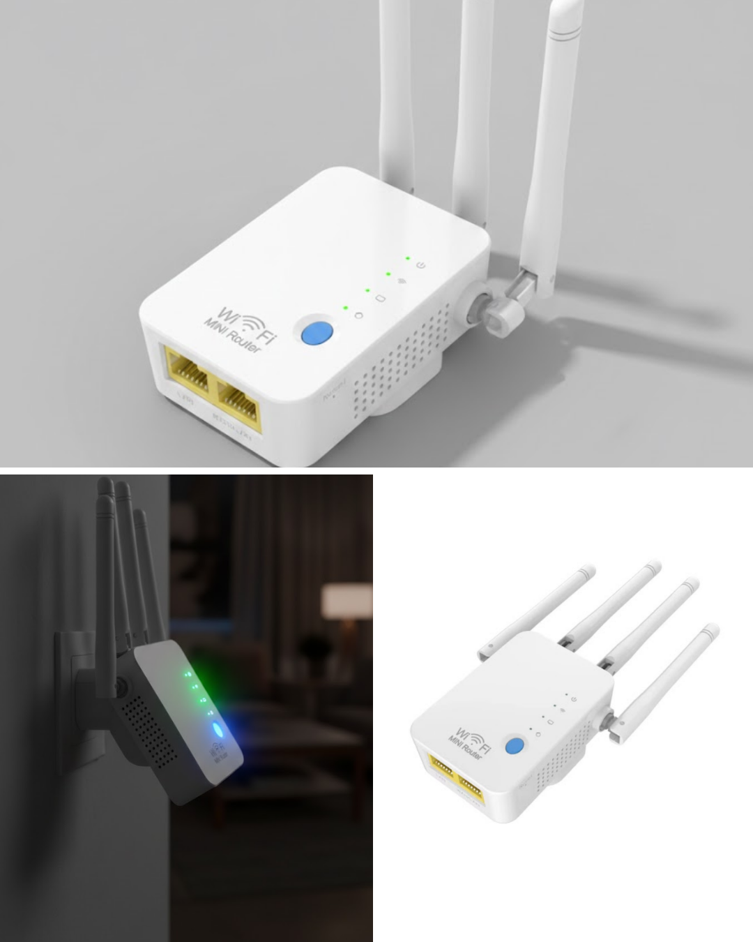 Ev ve Ofis İçin WiFi Güçlendirici WPS Düğmeli Güvenli T...