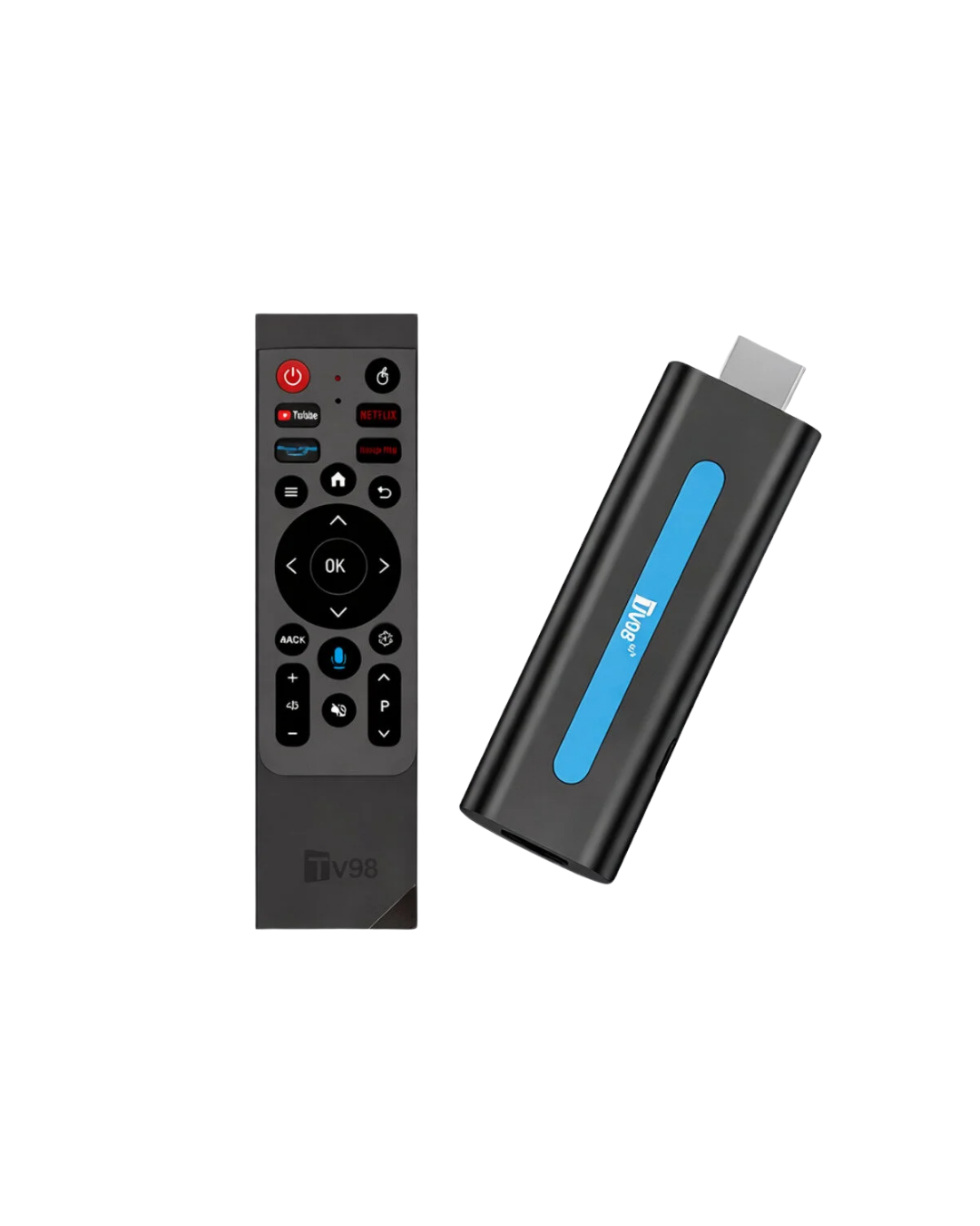 8K Android TV Stick Bas Konuş Destekli Güçlü Performans