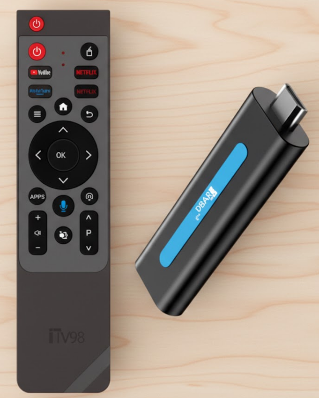 Bas Konuşlu Kumandalı 8K TV Stick Akıcı Yayın Deneyimi