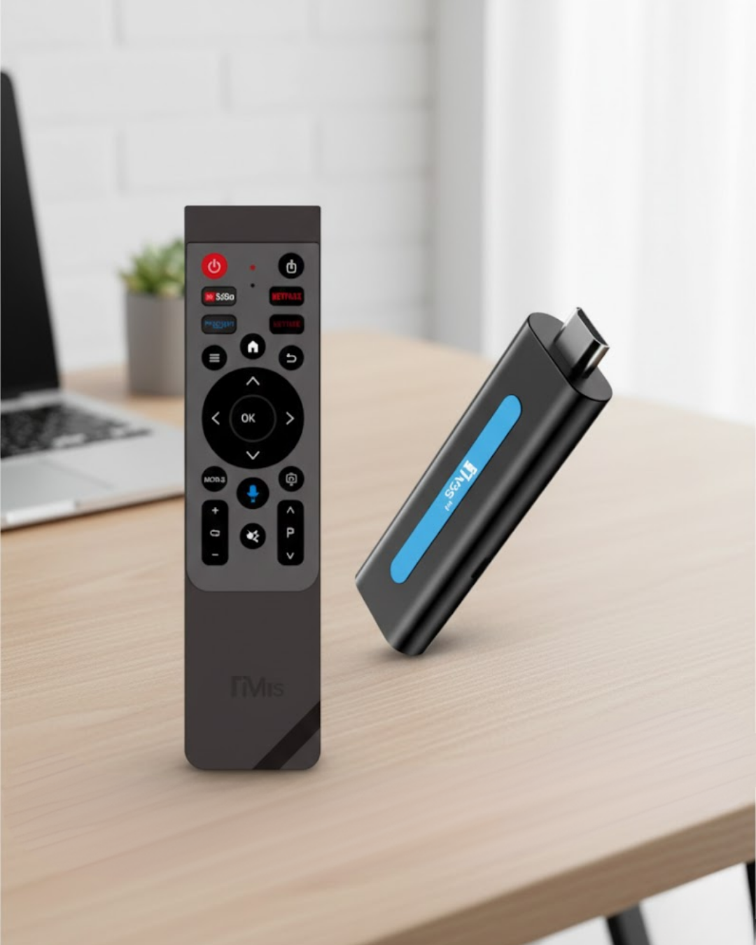 Bas Konuş Özellikli Android TV Stick 8K Ultra HD