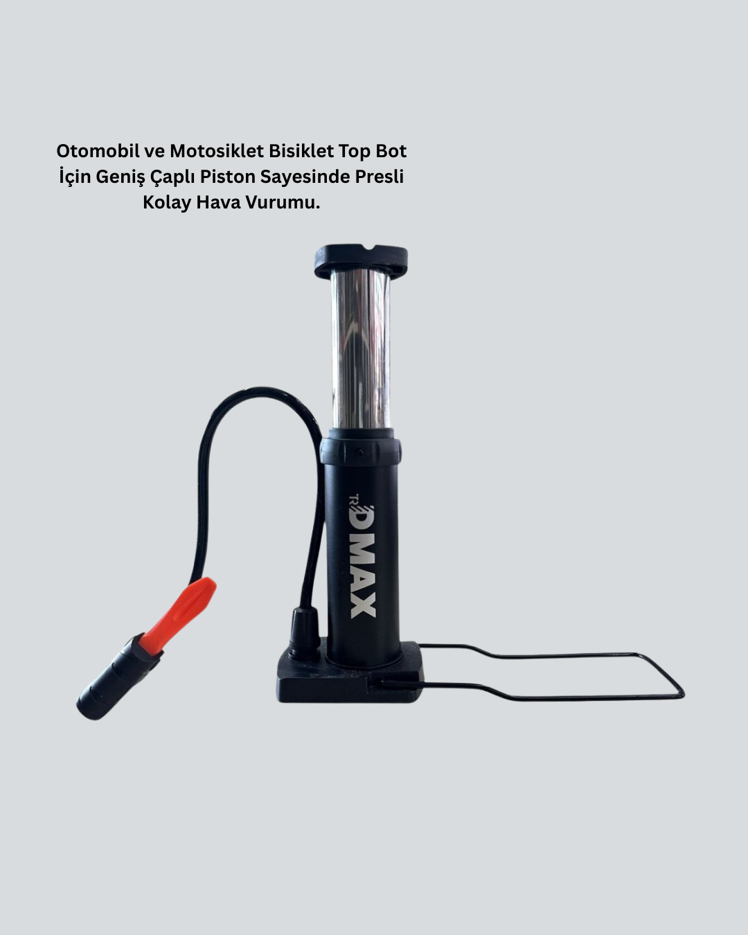 Ayakla Kullanılan Hava Pompası Araç ve Bisiklet İçin Uygun