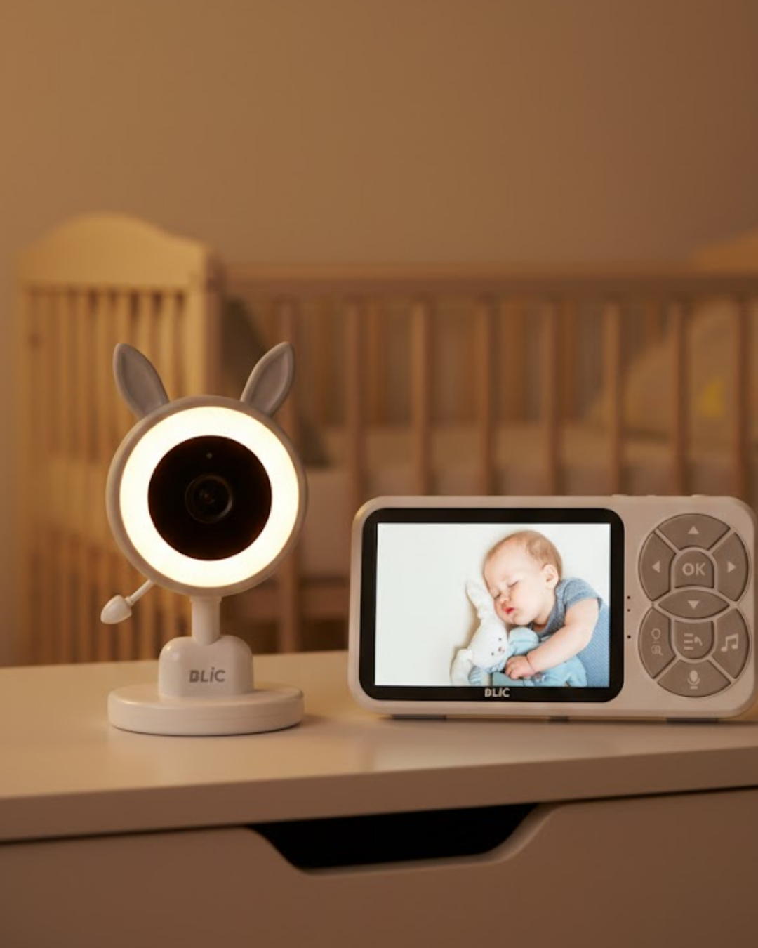 Çoklu Kamera Destekli Bebek İzleme Sistemi RGB Gece Lam...