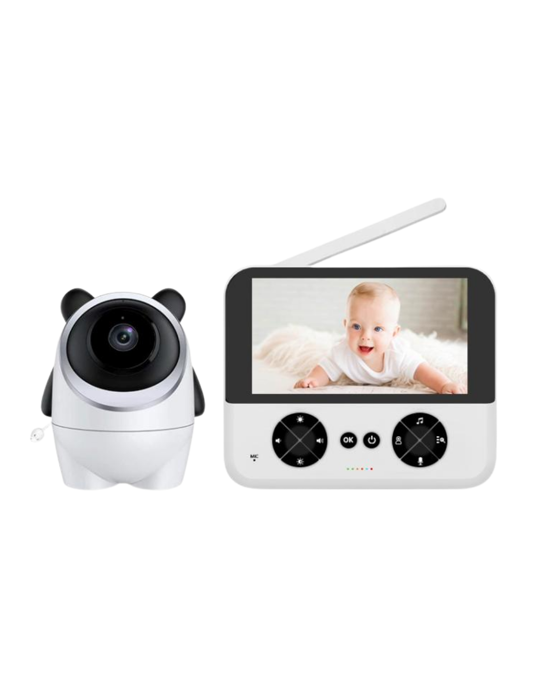Geniş Ekranlı Bebek Monitörü Ağlama Algılama Özellikli