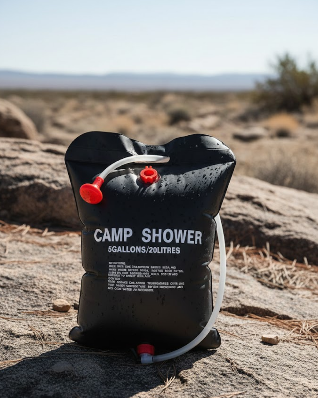 Taşınabilir Kamp Duşu Solar Isıtmalı 20 Litre Su Kapasi...