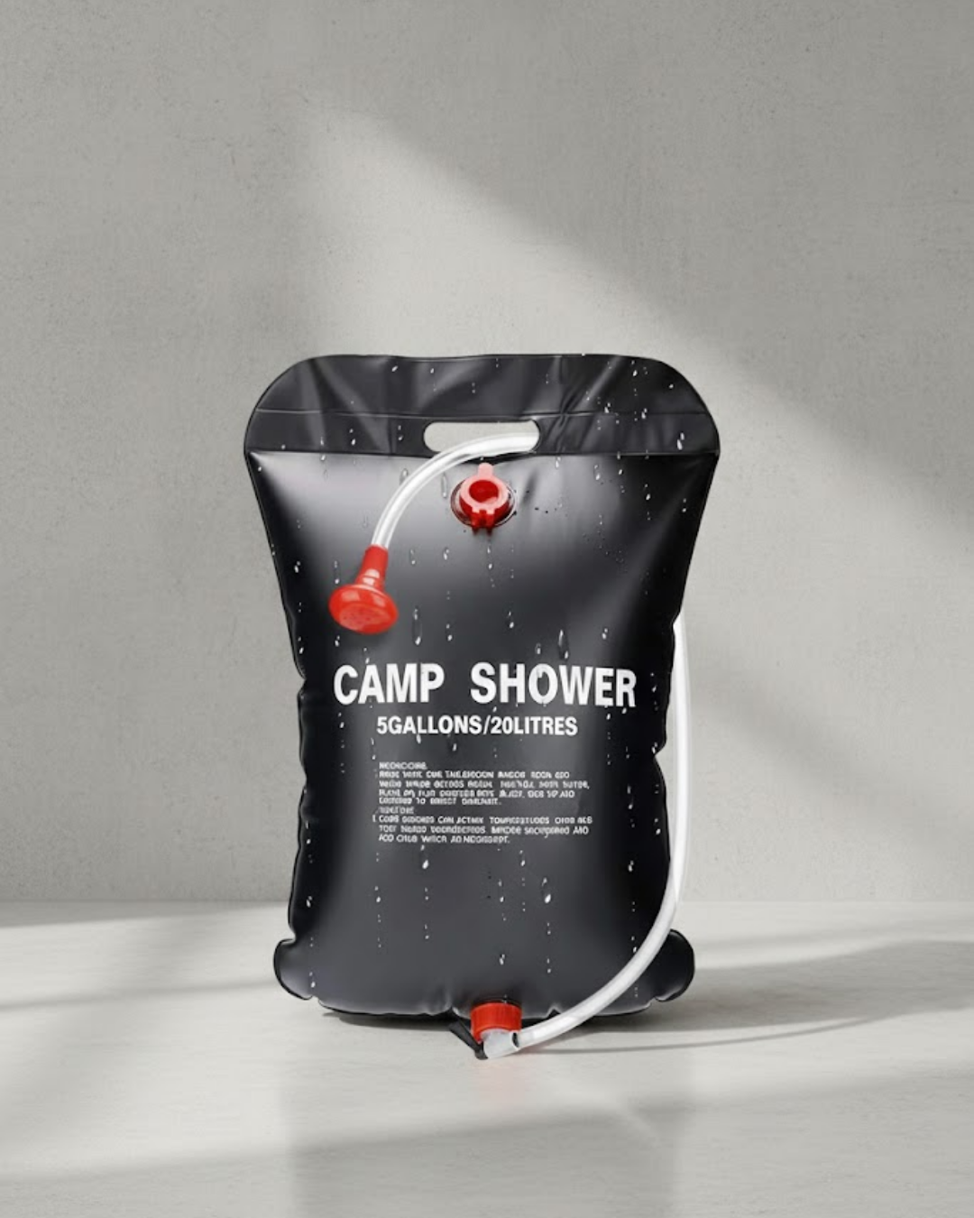 Solar Kamp Duşu 20 Litre Taşınabilir Şeffaf Su Seviyeli...