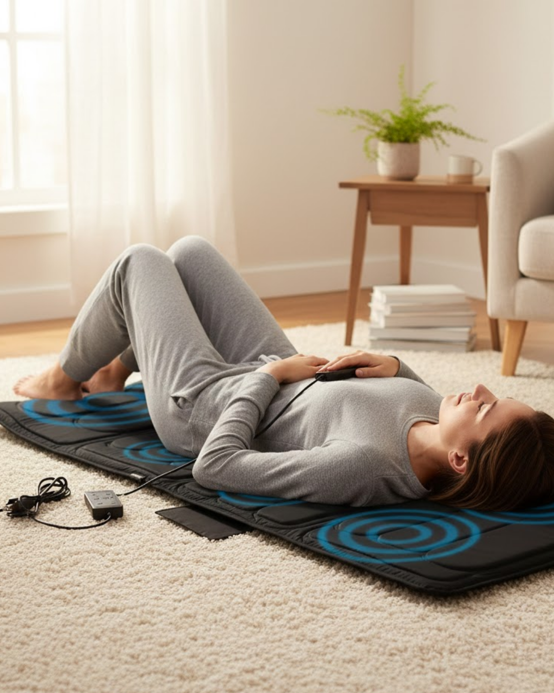 Isıtmalı Masaj Minderi 5 Masaj Modu ve 3 Seviye Yoğunlu...