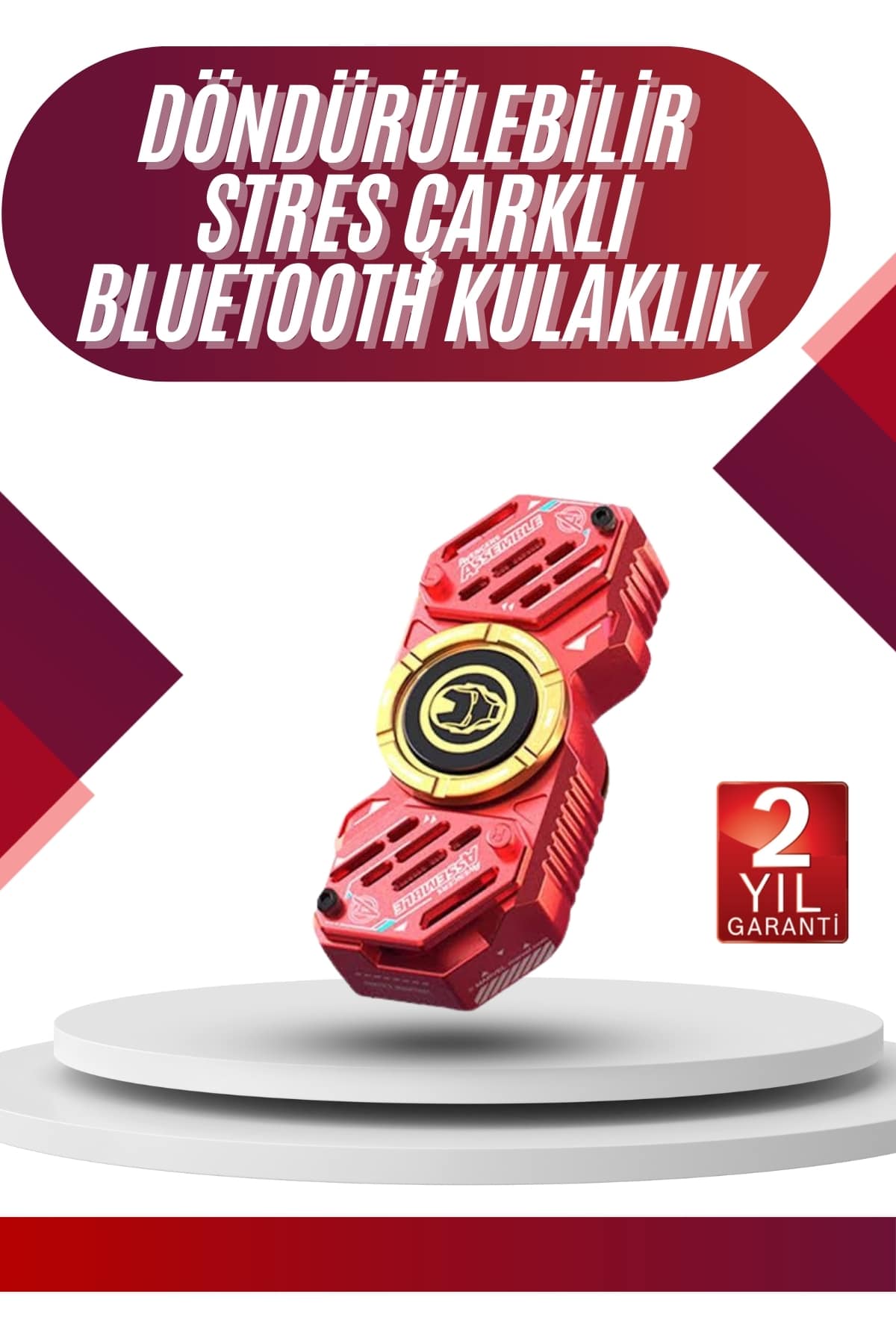 Çocuklara Özel Stres Çarklı Kablosuz Bluetooth Kulaklık...