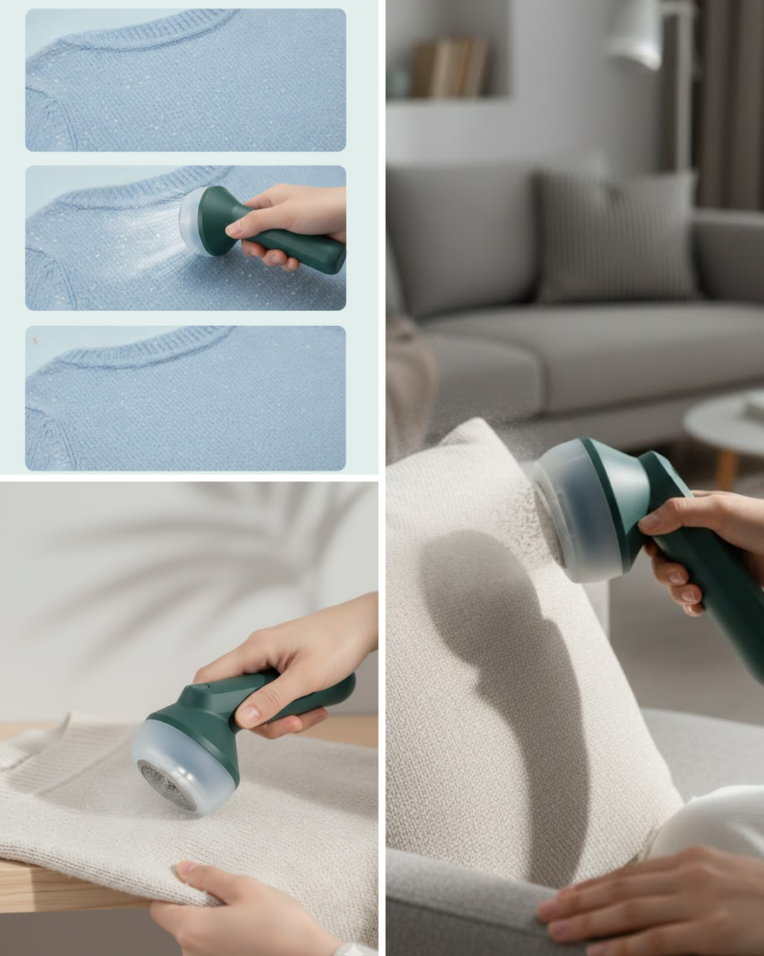 Kompakt Tasarım Kumaş Tüy Toplayıcı Makine