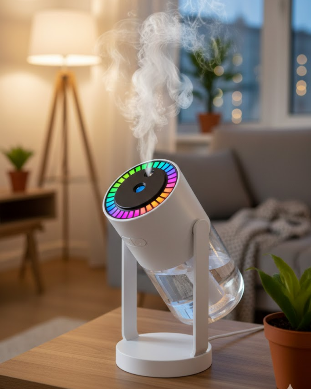 Gökyüzü Projektörlü Buhar Makinesi Ev Ofis ve Araç Uyum...