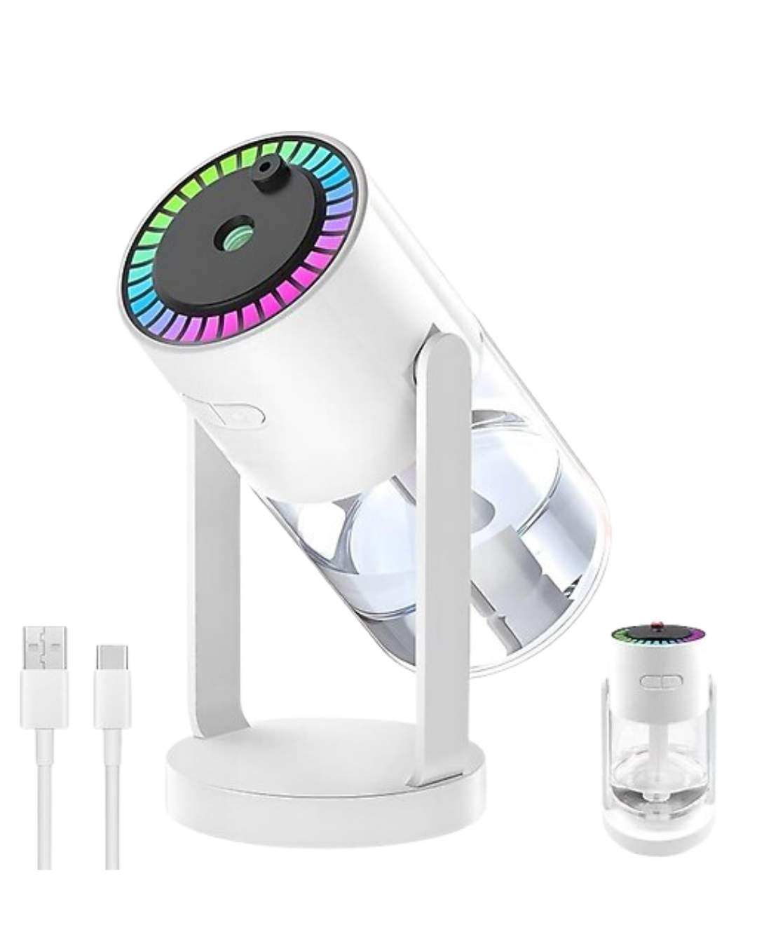 Gökyüzü Projektörlü Buhar Makinesi Ev Ofis ve Araç Uyumlu