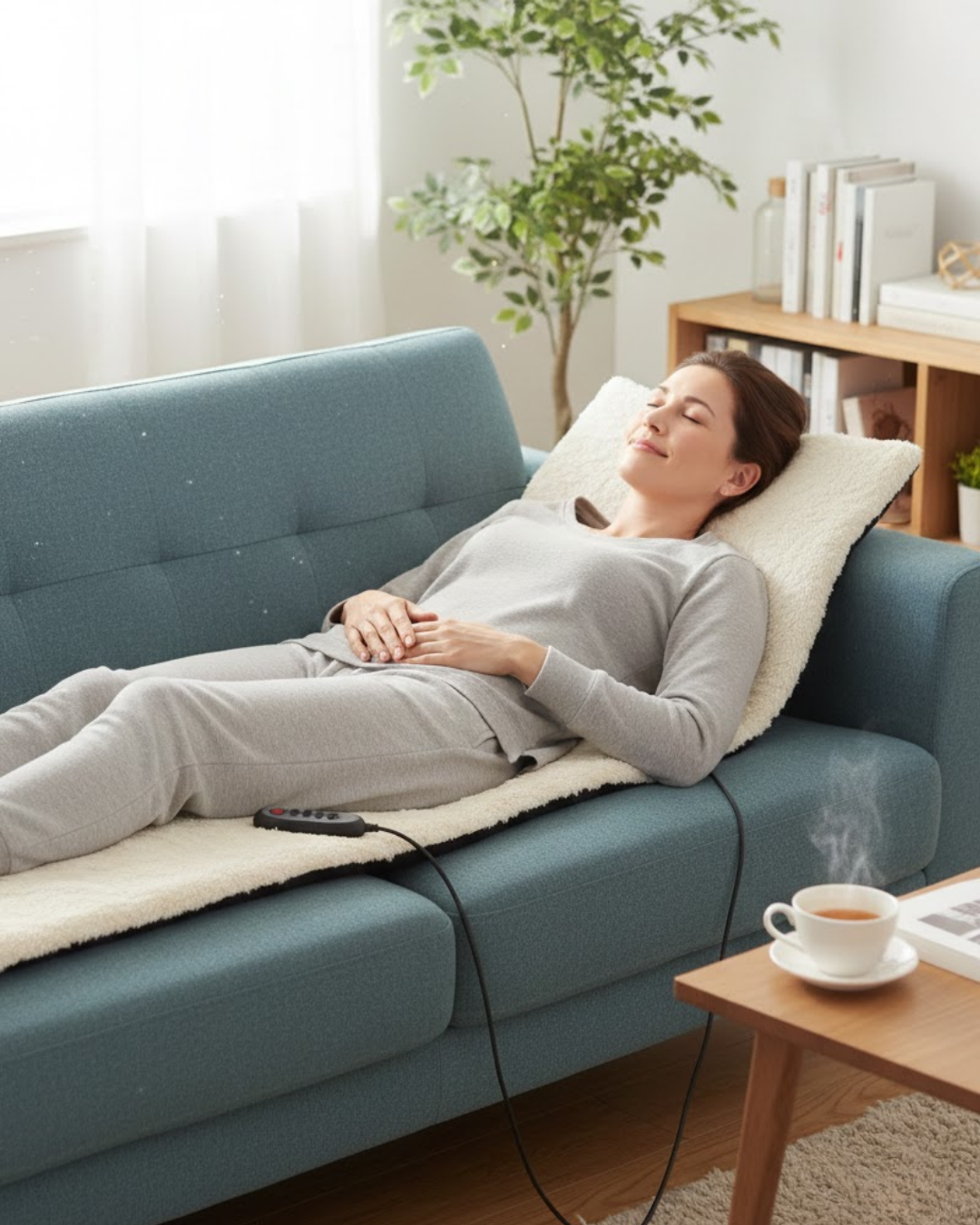 Vücut Masaj Matı Isı Terapili ve Çok Bölgeli Masaj