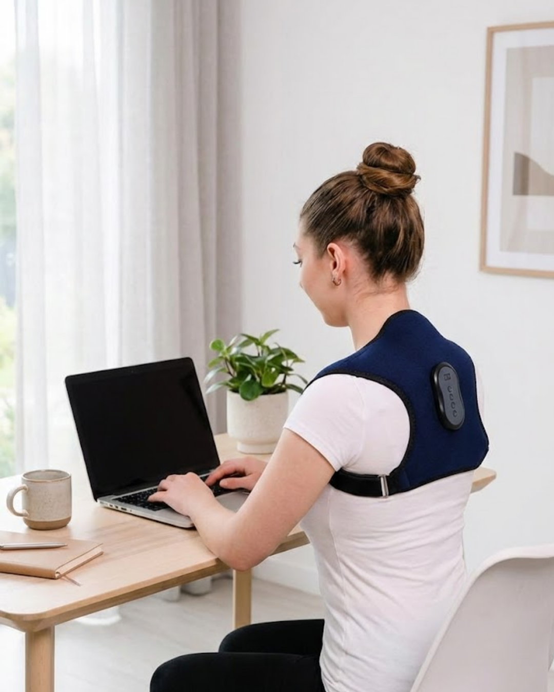 Medikal Destekli Akıllı Sırt Duruş Düzeltici Isıtmalı M...