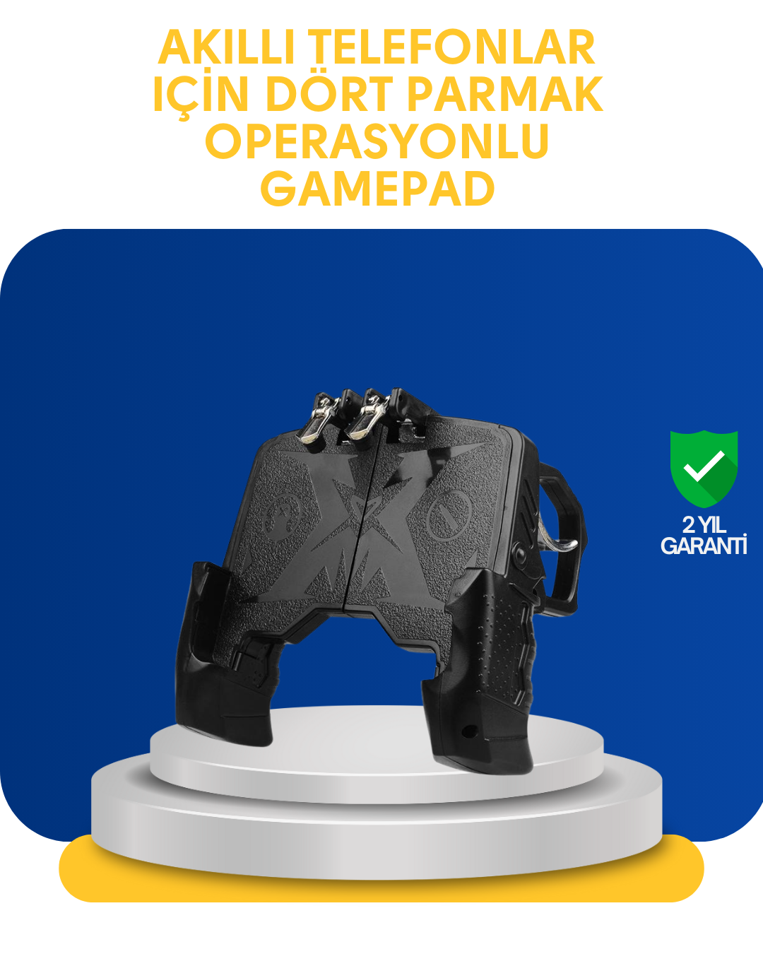 Gerçekçi Oyun Deneyimi Sunan Dört Parmak Mobil Gamepad