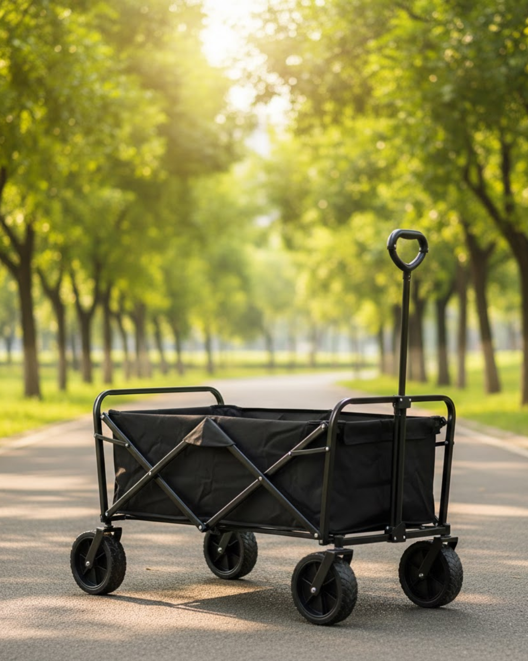 Büyük Kapasiteli Katlanır Kamp Arabası Taşınabilir Vago...