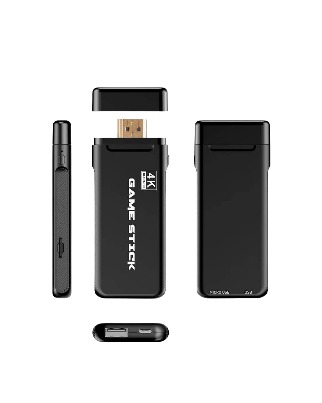 Retro Atari ve Konsol Oyunları Destekli 4K Game Stick